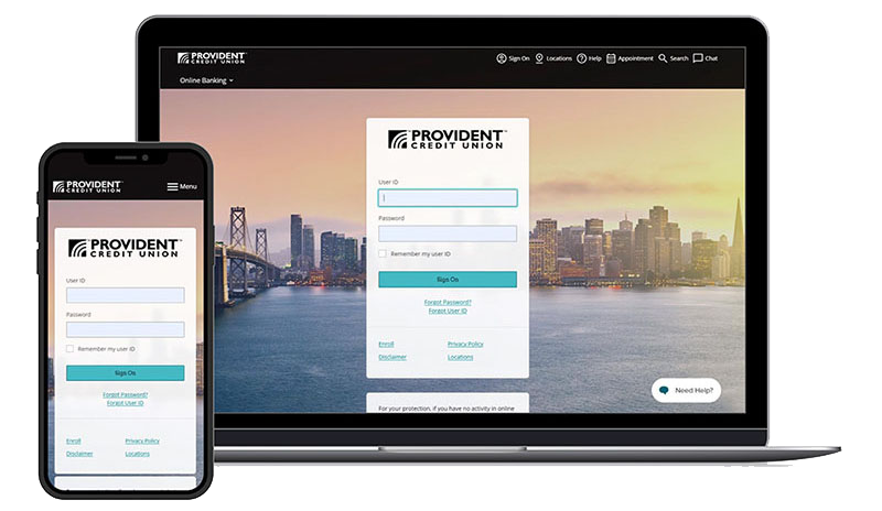 provident online banking